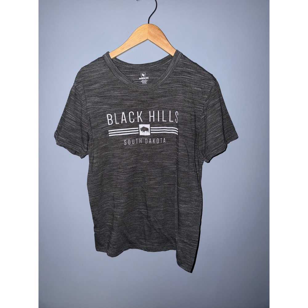 Ragwear USA Black‎ Hills South Dakota Graphic T Shirt Mens Size L